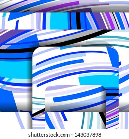 Abstract illustration, colorful digital composition.