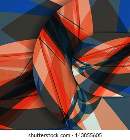 Abstract illustration, colorful digital composition.