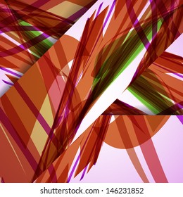 Abstract illustration, colorful digital composition.