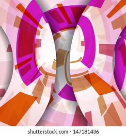 Abstract illustration, colorful digital composition.