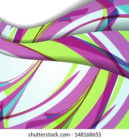 Abstract illustration, colorful digital composition.