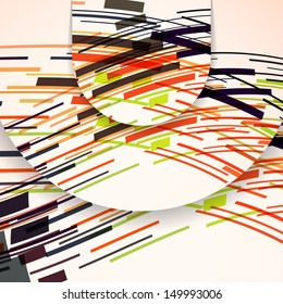 Abstract illustration, colorful digital composition.