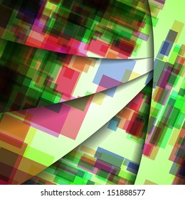 Abstract illustration, colorful digital composition.