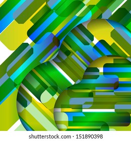 Abstract illustration, colorful digital composition.