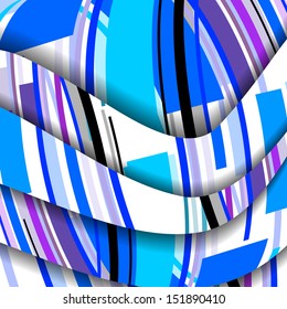 Abstract illustration, colorful digital composition.