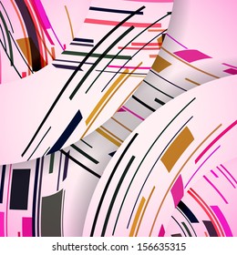 Abstract illustration, colorful digital composition.