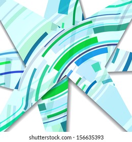 Abstract illustration, colorful digital composition.