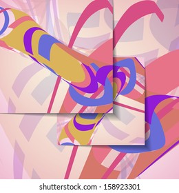 Abstract illustration, colorful digital composition.