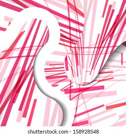 Abstract illustration, colorful digital composition.