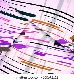 Abstract illustration, colorful digital composition.