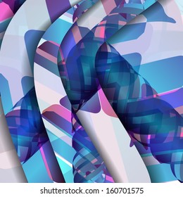 Abstract illustration, colorful digital composition.