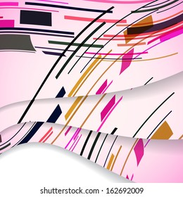 Abstract illustration, colorful digital composition.