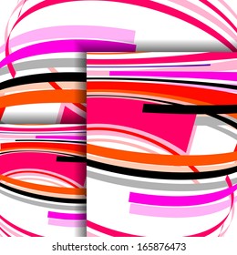 Abstract illustration, colorful digital composition.