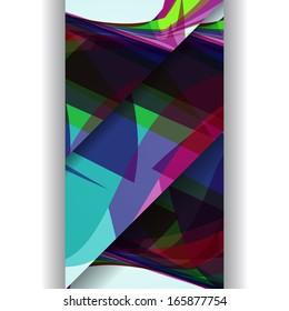 Abstract illustration, colorful digital composition.