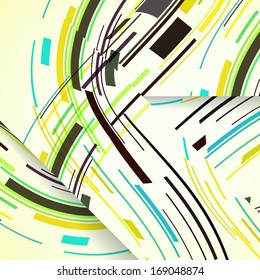 Abstract illustration, colorful digital composition.