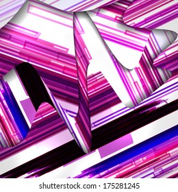 Abstract illustration, colorful digital composition.