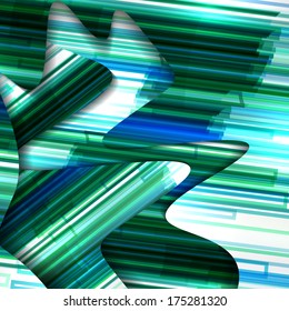 Abstract illustration, colorful digital composition.