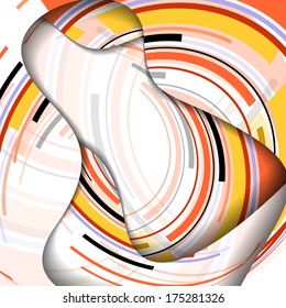 Abstract illustration, colorful digital composition.