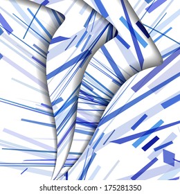 Abstract illustration, colorful digital composition.