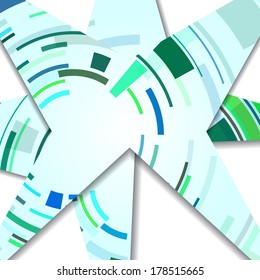 Abstract illustration, colorful digital composition.