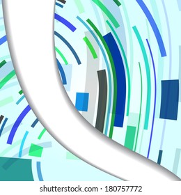 Abstract illustration, colorful digital composition.
