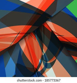 Abstract illustration, colorful digital composition.