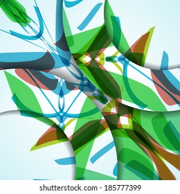Abstract illustration, colorful digital composition.
