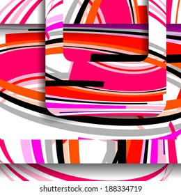 Abstract illustration, colorful digital composition.