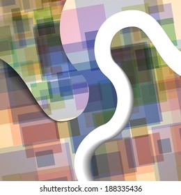 Abstract illustration, colorful digital composition.