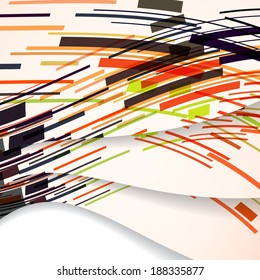 Abstract illustration, colorful digital composition.