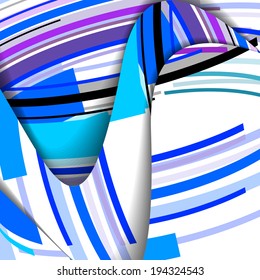 Abstract illustration, colorful digital composition.
