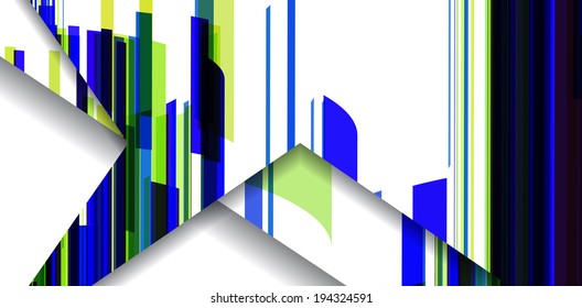 Abstract illustration, colorful digital composition.