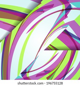 Abstract illustration, colorful digital composition.
