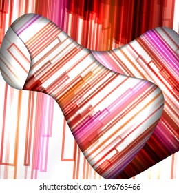 Abstract illustration, colorful digital composition.