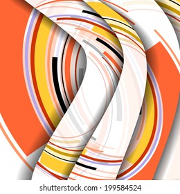 Abstract illustration, colorful digital composition.