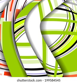 Abstract illustration, colorful digital composition.