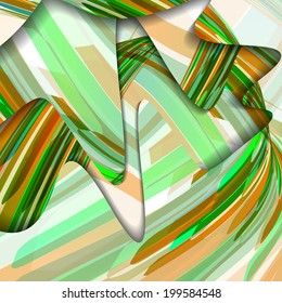 Abstract illustration, colorful digital composition.