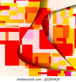 Abstract illustration, colorful digital composition.