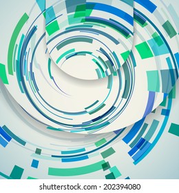 Abstract illustration, colorful digital composition.