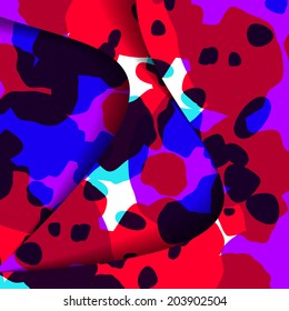 Abstract illustration, colorful digital composition.