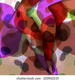 Abstract illustration, colorful digital composition.