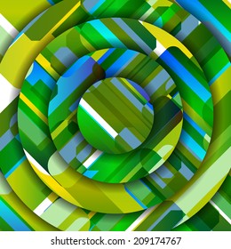 Abstract illustration, colorful digital composition.