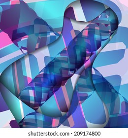 Abstract illustration, colorful digital composition.