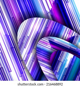 Abstract illustration, colorful digital composition.