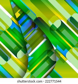 Abstract illustration, colorful digital composition.