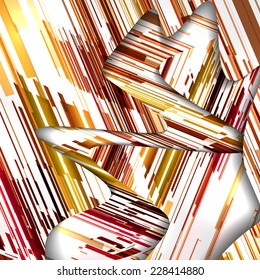 Abstract illustration, colorful digital composition.