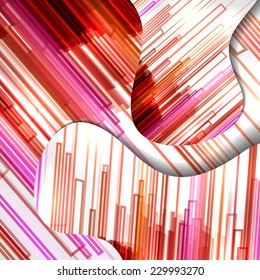 Abstract illustration, colorful digital composition.
