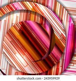 Abstract illustration colorful digital composition.