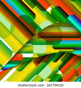 Abstract illustration colorful digital composition.