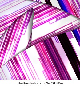 Abstract illustration colorful digital composition.